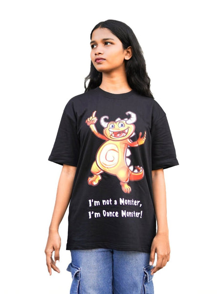 Backbencher Women's Oversized T-Shirt (Printed) INK