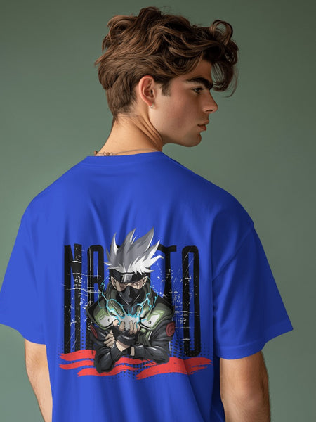 Backbencher Men’s Printed Oversized T-Shirt (Kakashi Sensei Edition) INK