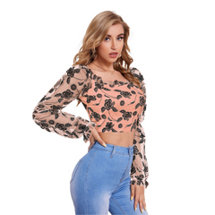 Puff Sleeve Crop Top DNK