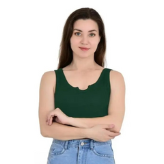 Sweetheart Neckline Sleeveless Tank Top – Elegant Tops