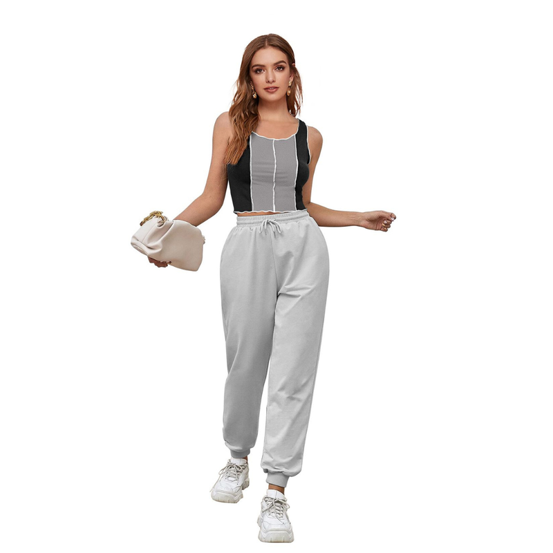 Latte Swirl Stitch Crop Top