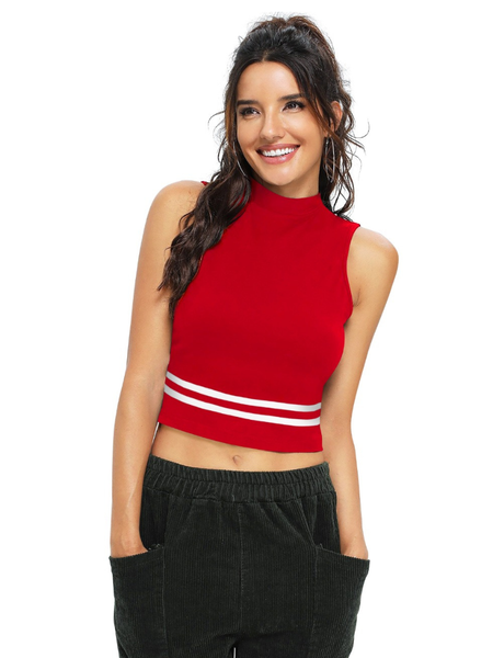 Athleisure High-Neck Top -DNK