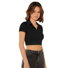 Urban Chic Polo Crop Top