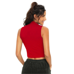 Athleisure High-Neck Top -DNK