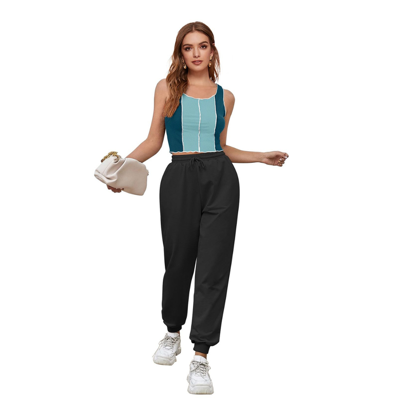 Latte Swirl Stitch Crop Top