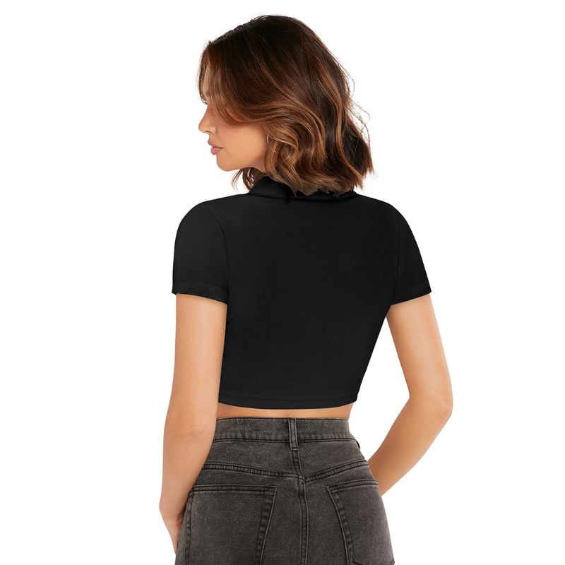 Urban Chic Polo Crop Top