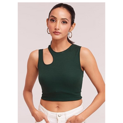 One-Side Cutout Crop