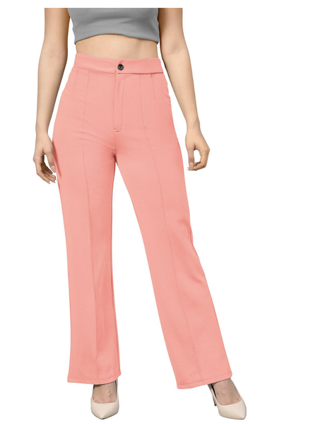 Women’s High-Rise Flare Pants-DNK