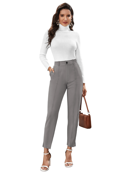 Straight Leg Pants-DNK