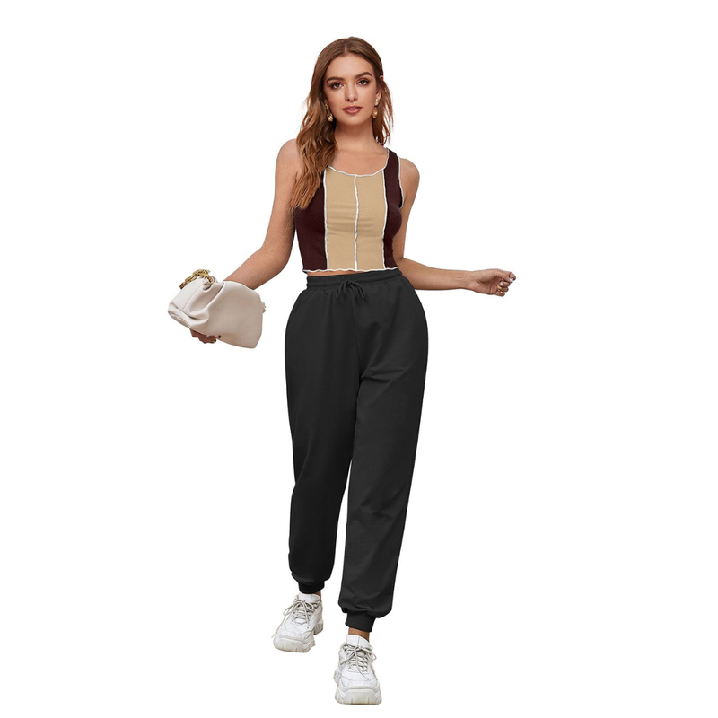 Latte Swirl Stitch Crop Top