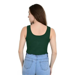 Sweetheart Neckline Sleeveless Tank Top – Elegant Tops