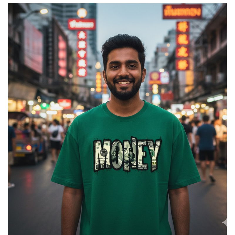 Money Talks Oversized T-shirt