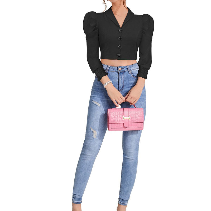 Chic Black Mesh Panel Halter Neck Top DNK