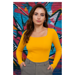 Chic Square Neck Corset Top – Trendy, Flattering & Stylish Bustier for Women DNK