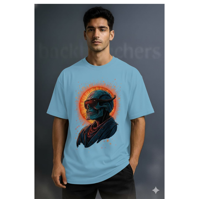 Neon Skull Rider T-SHIRT