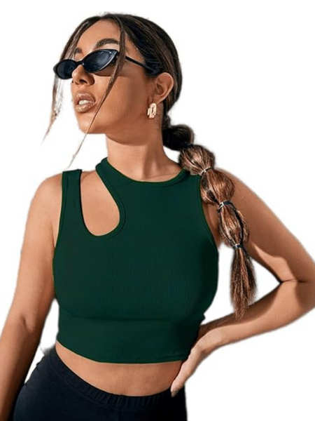 One-Side Cutout Crop DZ-12