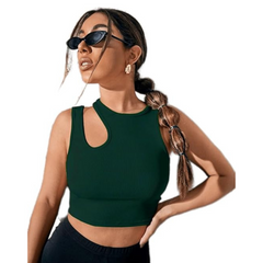 One-Side Cutout Crop