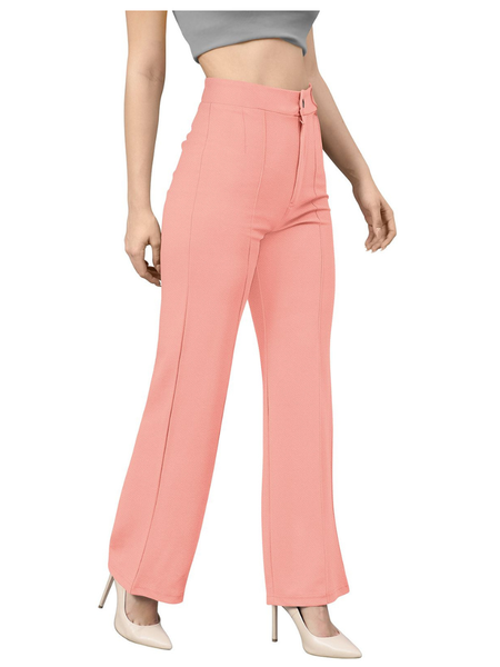 Women’s High-Rise Flare Pants-DNK