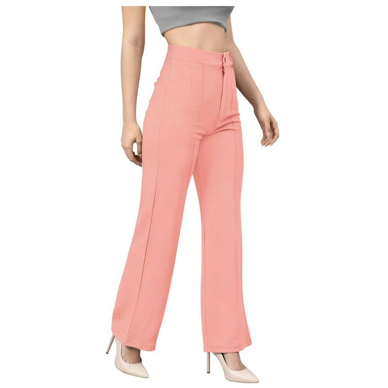 Women’s High-Rise Flare Pants-DNK