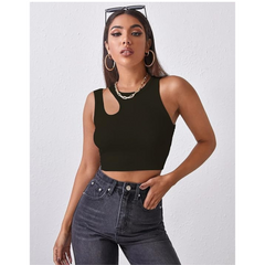 One-Side Cutout Crop DZ-12