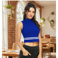 Athleisure High-Neck Top -DNK