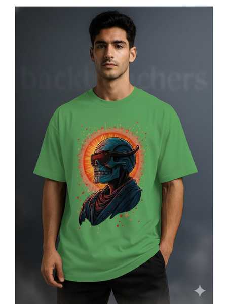 Neon Skull Rider T-SHIRT