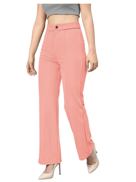 Women’s High-Rise Flare Pants-DNK