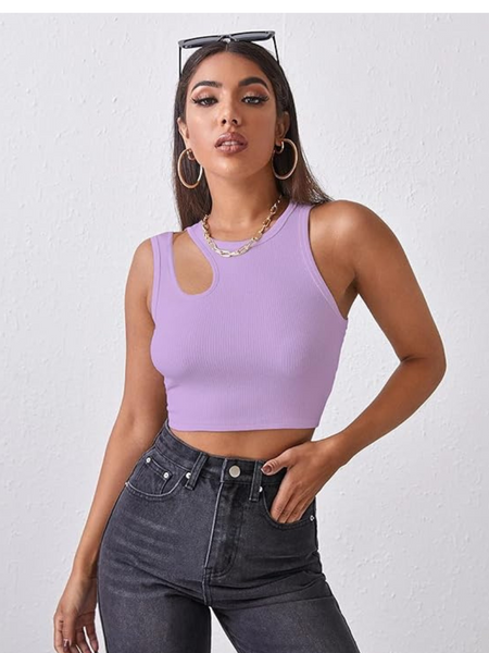 One-Side Cutout Crop DZ-12