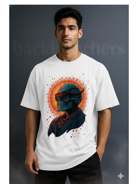 Neon Skull Rider T-SHIRT