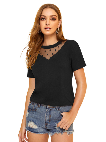 Polka Dot Casual T-Shirt