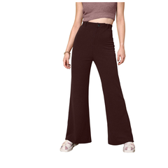 Soft Knit Lilac Wide-Leg Lounge Trousers-DNK