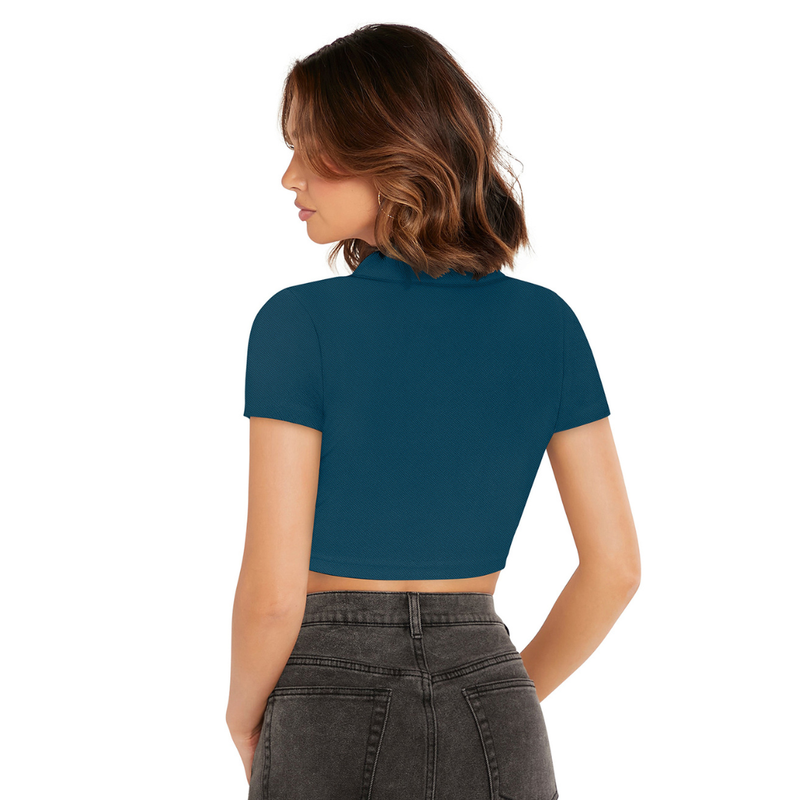 Urban Chic Polo Crop Top