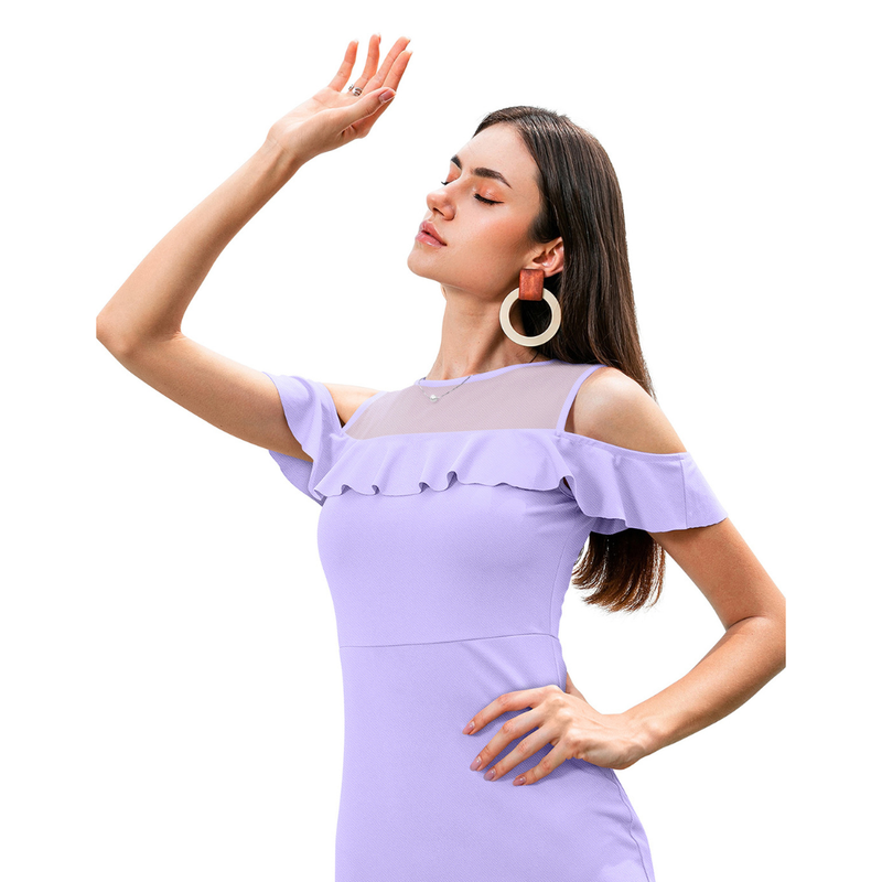 Ocean Mist Ruffle Mermaid Dress -DNK