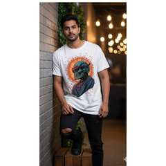 Neon Skull Rider T-SHIRT