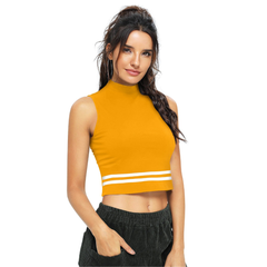Athleisure High-Neck Top -DNK