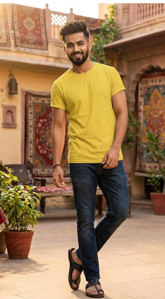 Backbencher Everyday Unisex Solid Color T-Shirt – 180GSM HM