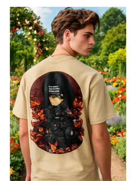 Backbencher Premium Men's Oversized T-Shirt (Printed - Itachi Edition) INK