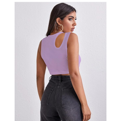 One-Side Cutout Crop DZ-12