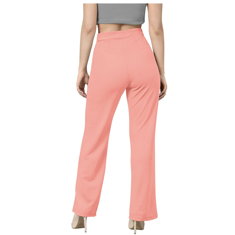 Women’s High-Rise Flare Pants-DNK