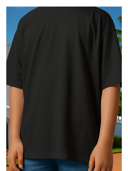 Backbencher Plain Oversized T-Shirt (Unisex) INK