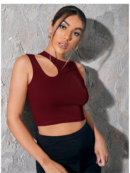 One-Side Cutout Crop DZ-12