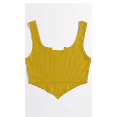 Sweetheart Neckline Sleeveless Tank Top – Elegant Tops DZ-1