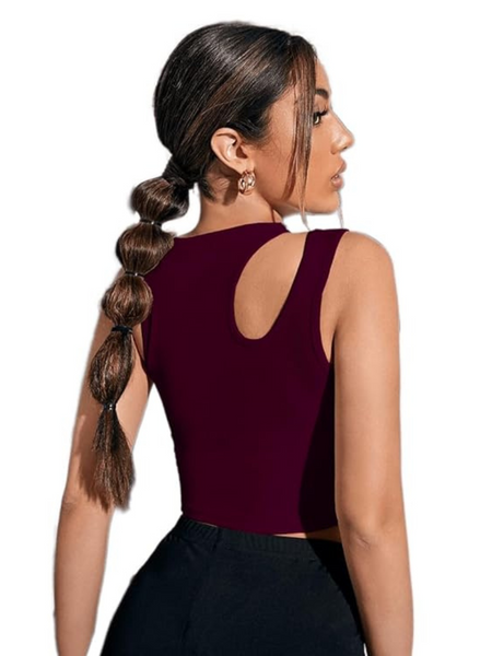 One-Side Cutout Crop DZ-12