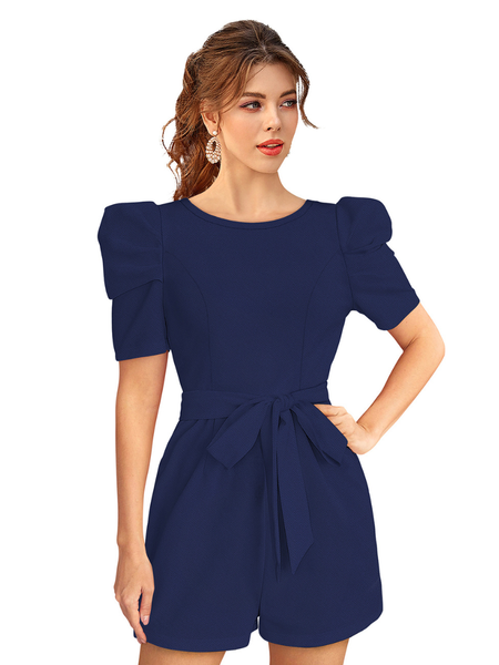 Party-Ready Scarlet Mini Jumpsuit-DNK