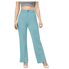 Women’s High-Rise Flare Pants-DNK