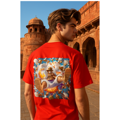 Backbencher Men’s Printed Oversized T-Shirt (One Piece Edition) INK