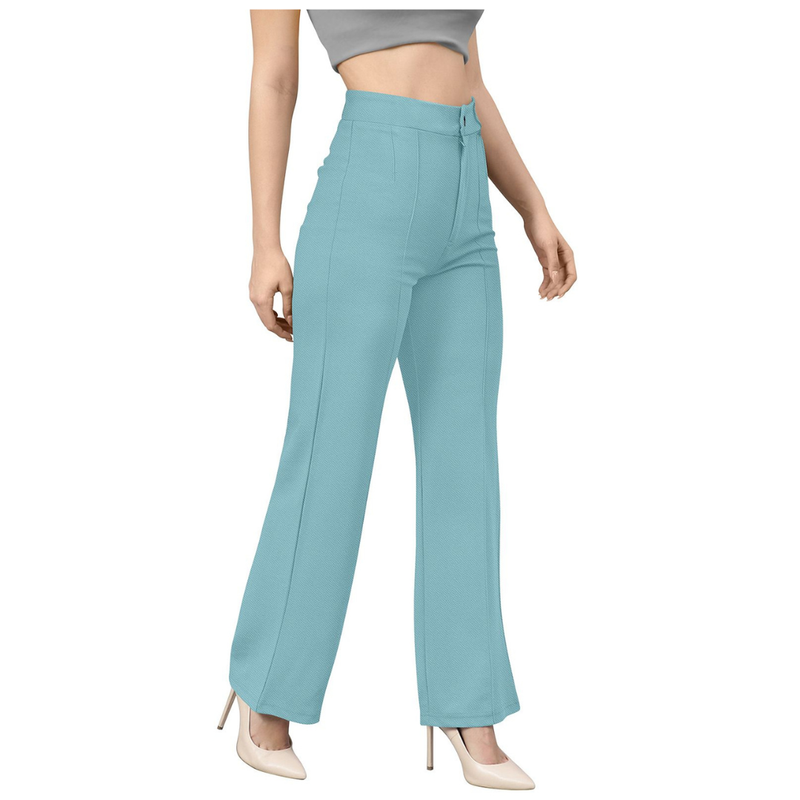 Women’s High-Rise Flare Pants-DNK