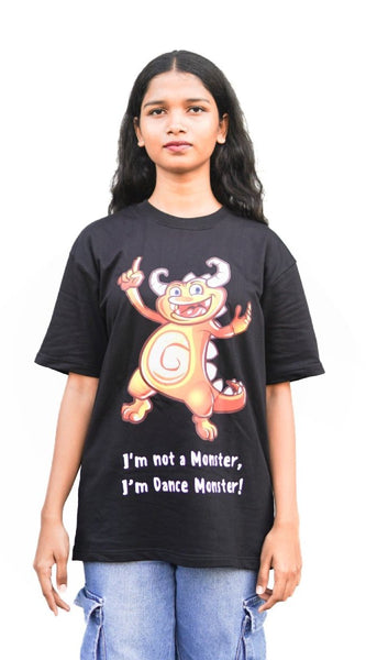 Backbencher Women's Oversized T-Shirt (Printed) INK