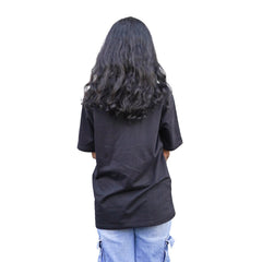 Backbencher Women's Oversized T-Shirt (Printed) INK