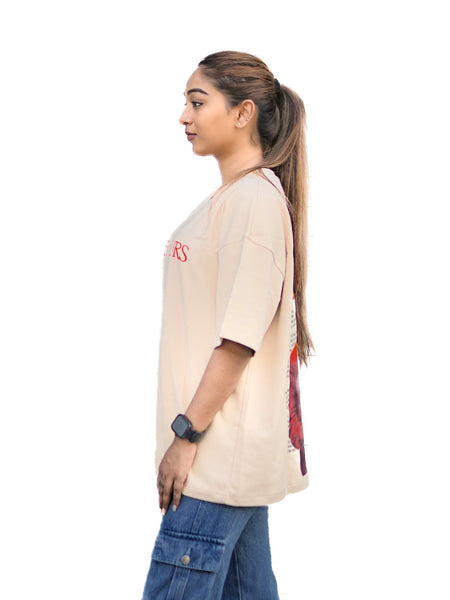 Backbencher Women's Oversized T-Shirt (Printed)
